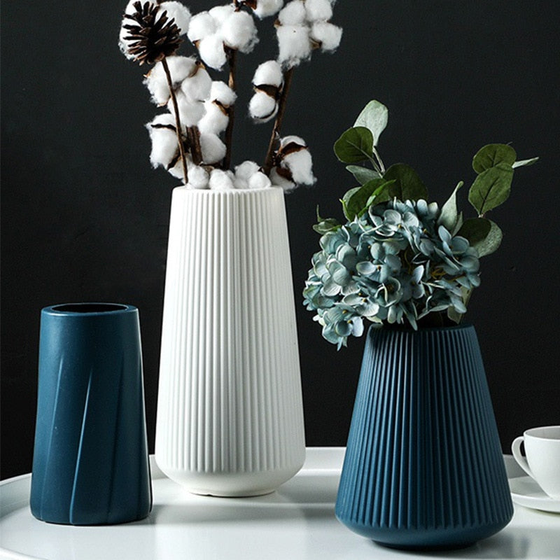 Plastic Vase Living Room Decoration