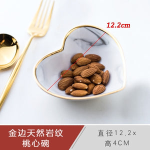 Open image in slideshow, Marbling Ceramic Dinner Plate
